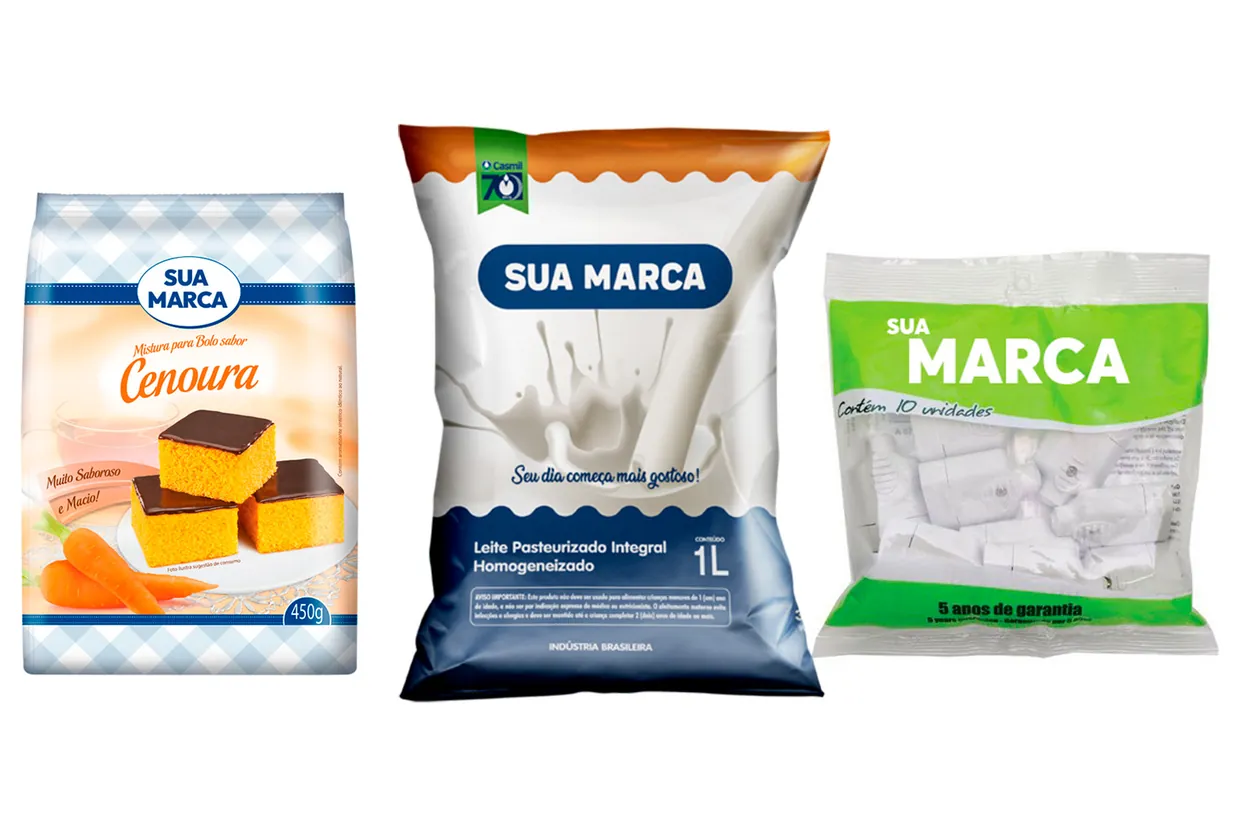 Embalagens flexíveis impressas para laticínios e alimentos